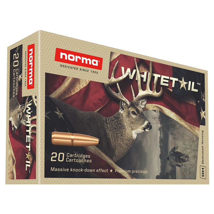 Norma Whitetail 7mm Rem Mag 150 Gr PSP 20 Rounds