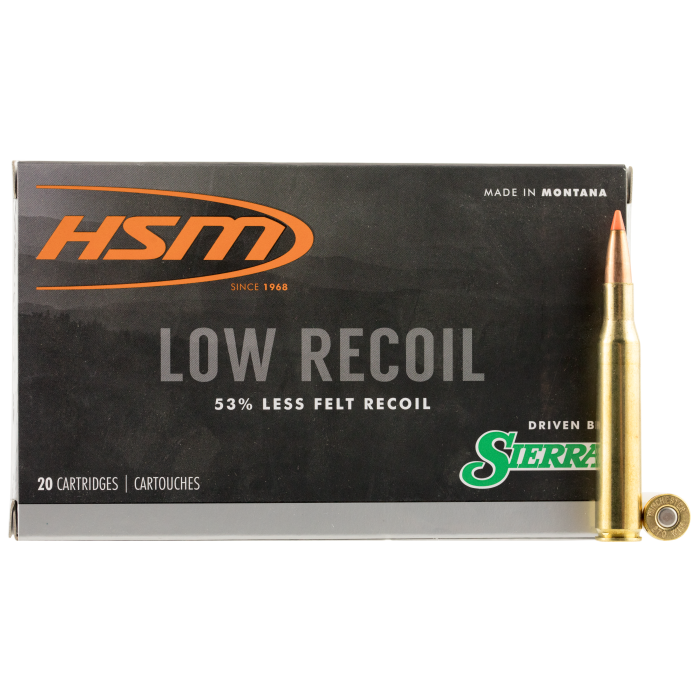 Hsm Low Recoil 270 Win 130 Grain Orange Polymer Tip