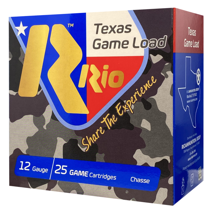 Rio Ammunition Texas Game Load 12 Gauge 2.75 1 1/4 oz 6 Shot TGHV366 Rio Ammunition Texas Game Load 12 Gauge 2.75 1 1/4 oz 6 Shot TGHV366