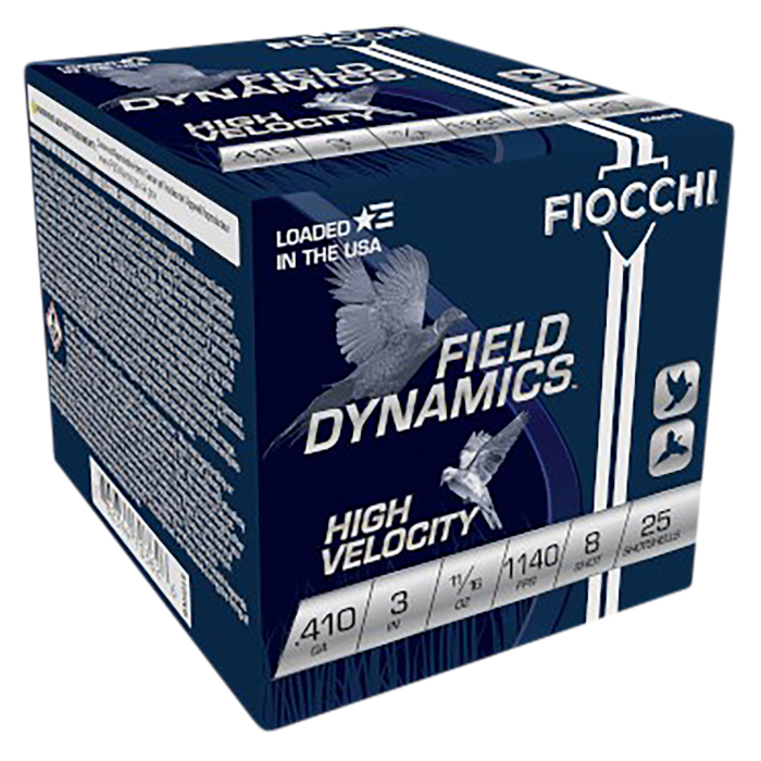 Fiocchi Field Dynamics 410 Gauge 3 11/16 oz 8 Shot 410HV8 Fiocchi Field Dynamics 410 Gauge 3 11/16 oz 8 Shot 410HV8