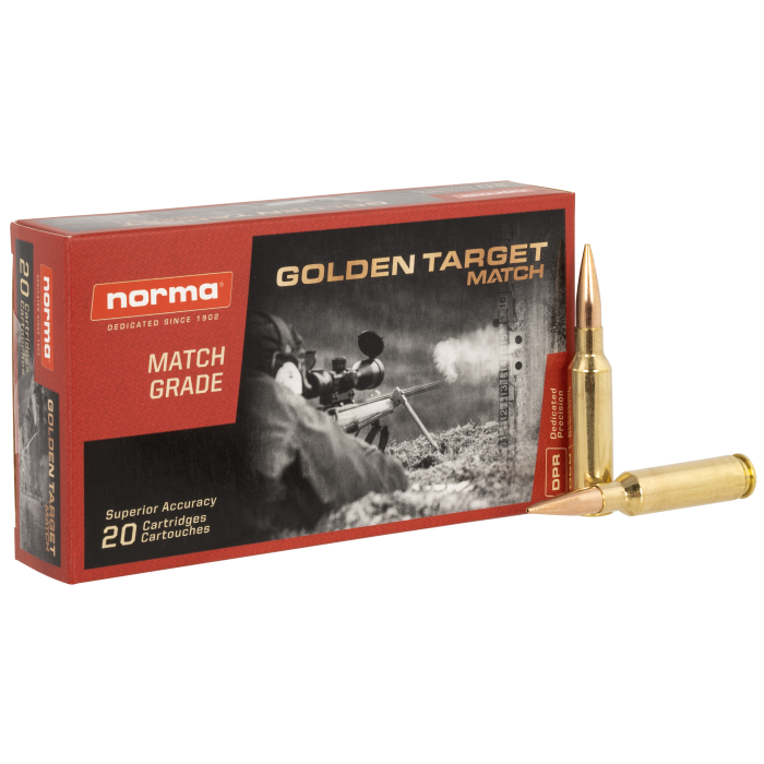 Norma Golden Target Match 6.5 Creedmoor 143 Gr BTHP 20 Rounds