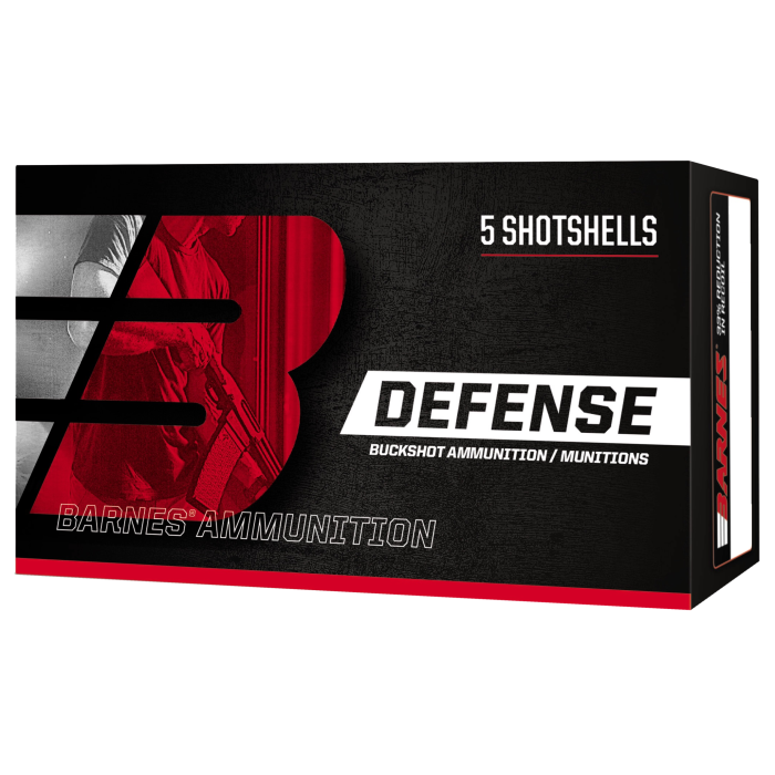 Barnes Bullets Defense 20 Gauge 2.75 17 Pellets 3 Buck 32013