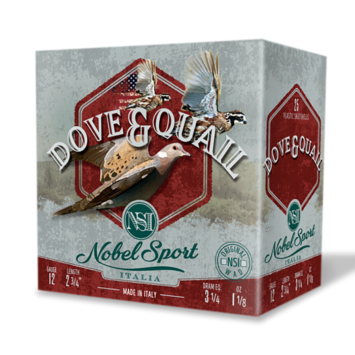 Nobel/Eurosports 12 Gauge 2.75 1-1/8 oz 8 Shot Nobel/Eurosports 12 Gauge 2.75 1-1/8 oz 8 Shot