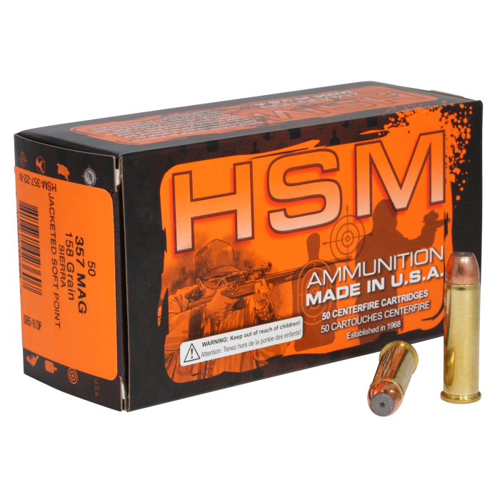 Hsm Pro Pistol 41 Rem Mag 210 Gr Jacketed Hollow Cavity