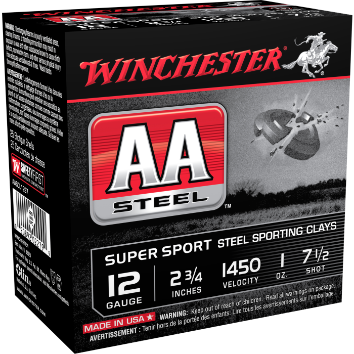 Winchester Aa 12 Gauge 2.75 1 oz 7.5 Shot AASCL12S7 Winchester Aa 12 Gauge 2.75 1 oz 7.5 Shot AASCL12S7