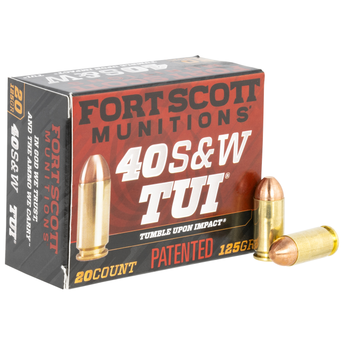 Fort Scott Munitions Tumble Upon Impact (tui) 40 S&W 125 Grain Solid Copper Spun 400125SCV Fort Scott Munitions Tumble Upon Impact (tui) 40 S&W 125 Grain Solid Copper Spun 400125SCV