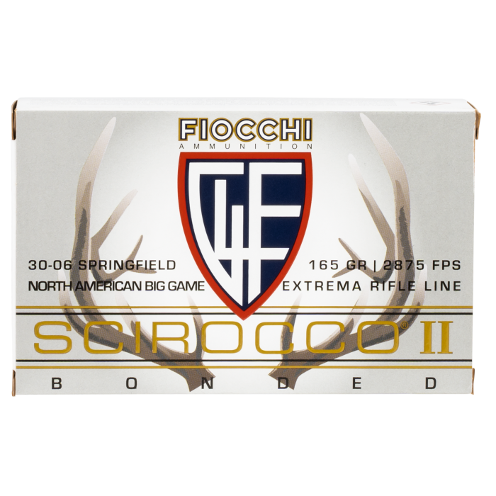 Fiocchi Scirocco Bonded 30-06 Springfield 165 Grain Swift Scirocco II Bonded Fiocchi Scirocco Bonded 30-06 Springfield 165 Grain Swift Scirocco II Bonded