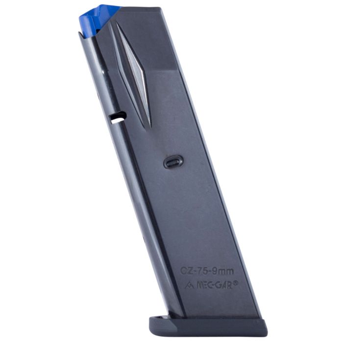 MGCZ7510B MEC-GAR CZ 75 9mm Magazine 10 Round (Blued Steel)
