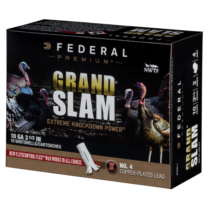 Federal Premium 10 Gauge 3.50 2 oz 4 Shot PFCX101F4