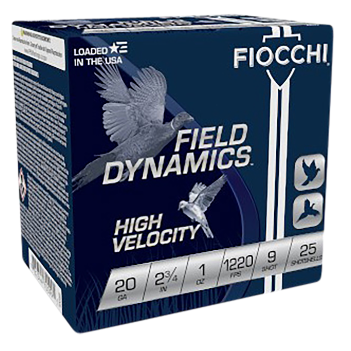 Fiocchi 20 Gauge 2.75 1 oz 9 Shot