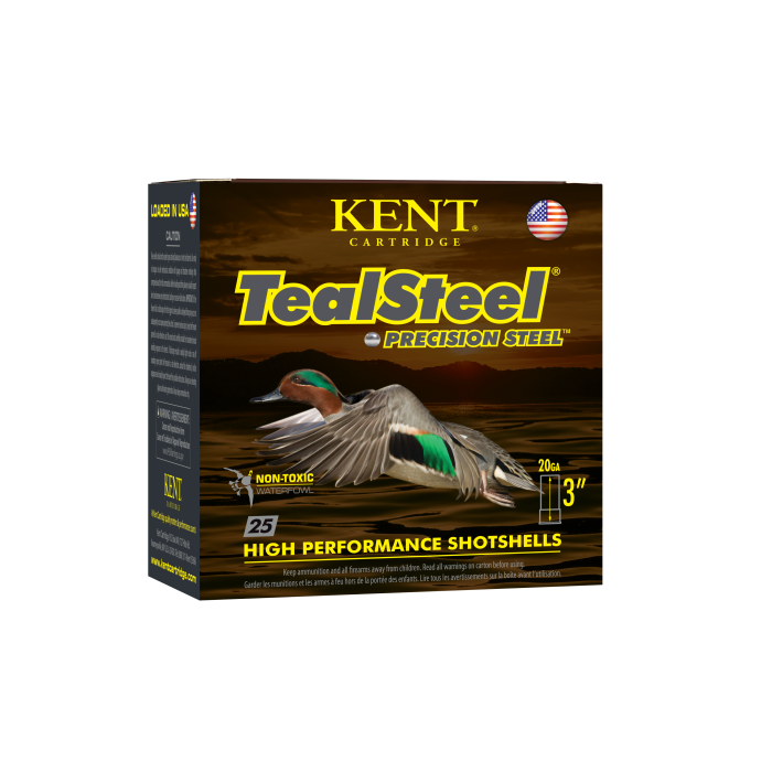 Kent Cartridge Tealsteel 20 Gauge 3 1 oz 6 Shot KTS203286