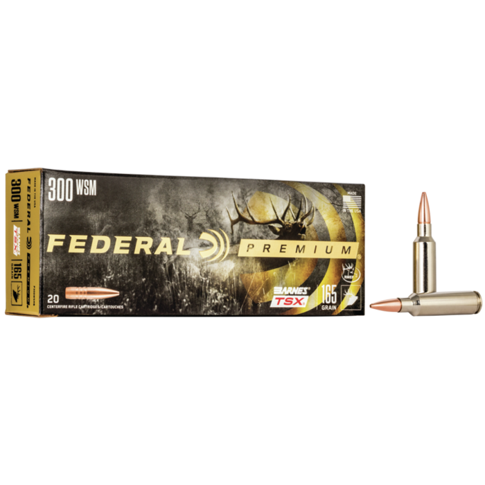Federal Premium 300 WSM 165 Gr Barnes TSX