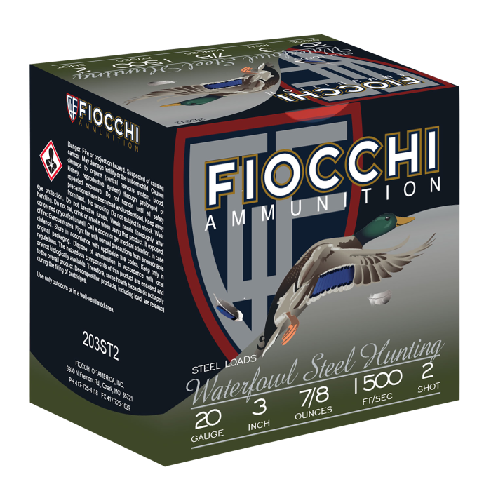 Fiocchi Flyway 20 Gauge 3 7/8 oz 2 Shot 203ST2 Fiocchi Flyway 20 Gauge 3 7/8 oz 2 Shot 203ST2