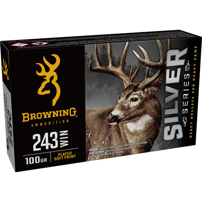 Browning Ammo 243 Win 100 Gr Plated Soft Point