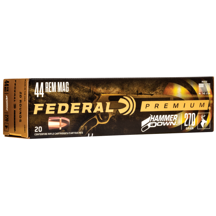 Federal Premium 44 Mag 270 Grain Bonded Soft Point LG441
