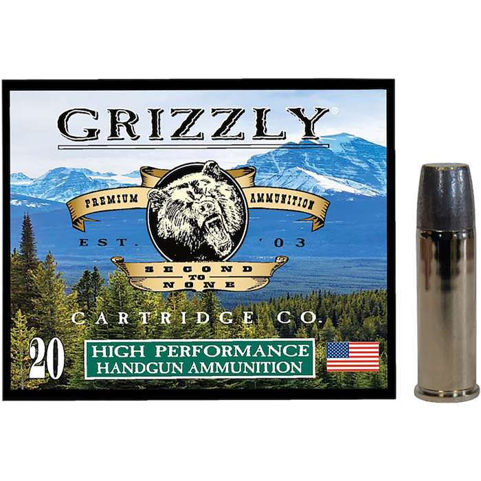 Grizzly .44 Mag 320gr Wide Long Nose Gas Check Ammo Grizzly .44 Mag 320gr Wide Long Nose Gas Check Ammo