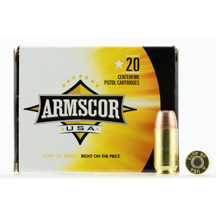 Armscor Usa 45 ACP 230 Grain JHP AC45A10N