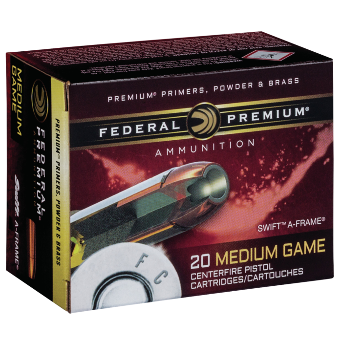 P454SA Federal Premium 454 Casull 300 Grain Swift A-Frame