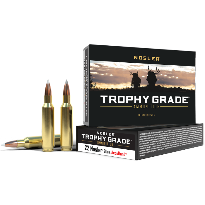 Nosler Trophy Grade 22 Nosler 70 Gr Nosler AccuBond