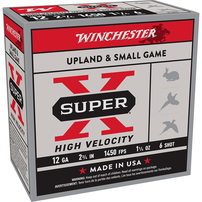Winchester Super X 12 Gauge 2.75 1-1/4 oz 6 Shot