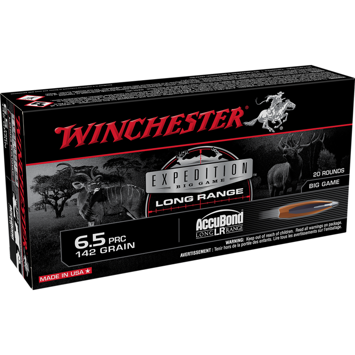 Winchester Expedition Big Game 6.5 PRC 142 Grain Nosler AccuBond Long-Range Winchester Expedition Big Game 6.5 PRC 142 Grain Nosler AccuBond Long-Range
