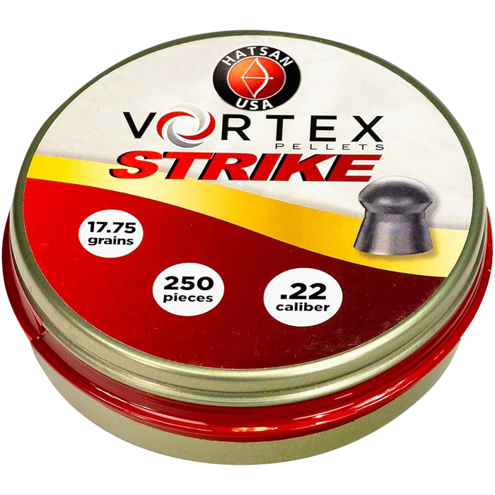 Hatsan Vortex Strike .22 Caliber Airsoft Pellets 250 Pack Hatsan Vortex Strike .22 Caliber Airsoft Pellets 250 Pack