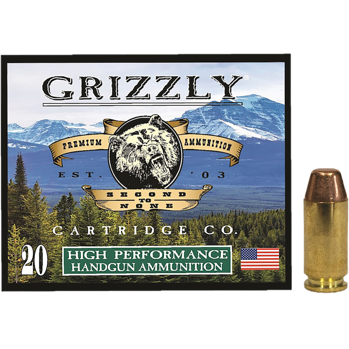 Grizzly .40 S&W 200gr FMJFP Ammo