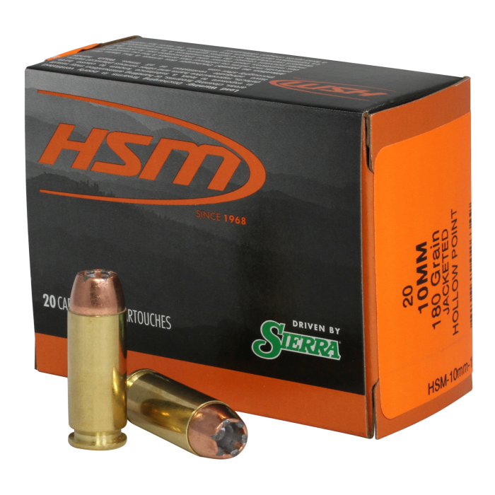 Hsm Pro Pistol 10mm 180 Grain JHP 10MM15N20