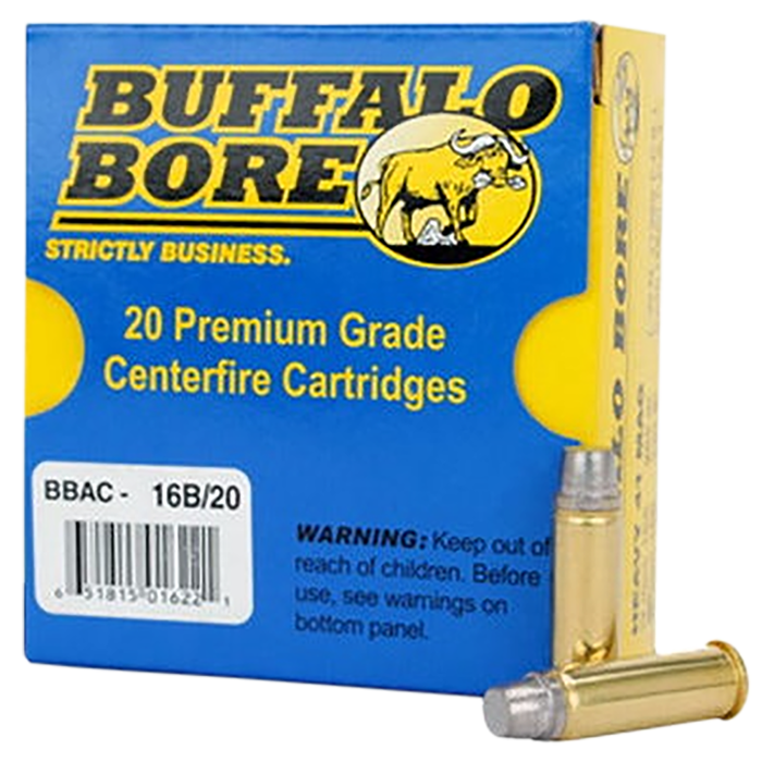 Buffalo Bore Ammunition Heavy 41 Rem Mag 230 Gr Hard Cast Semi-Wadcutter