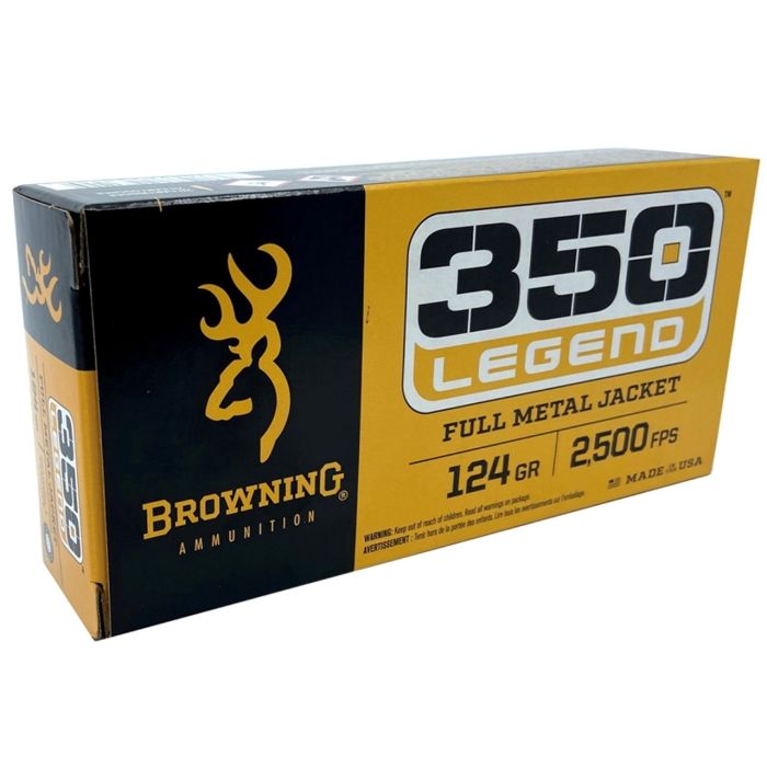 Browning 350 Legend 124 Grain FMJ B192803501 Ammo Buy