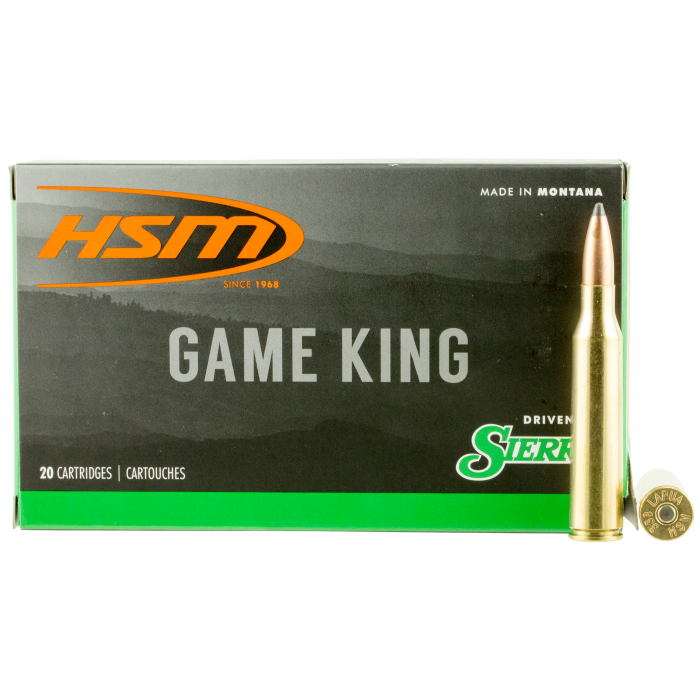Hsm Game King 338 Lapua Mag 215 Gr Sierra GameKing Spitzer Boat Tail
