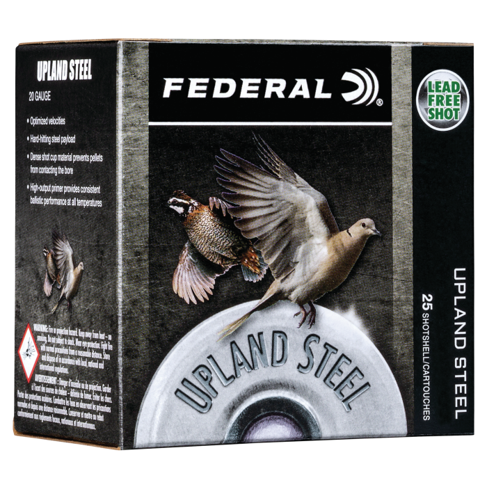 Federal Upland 20 Gauge 2.75 7/8 oz 7.5 Shot Federal Upland 20 Gauge 2.75 7/8 oz 7.5 Shot