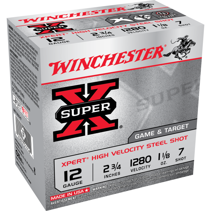 Winchester Super X 12 Gauge 2.75 1 1/8 oz 7 Shot WE12GTH7 Winchester Super X 12 Gauge 2.75 1 1/8 oz 7 Shot WE12GTH7