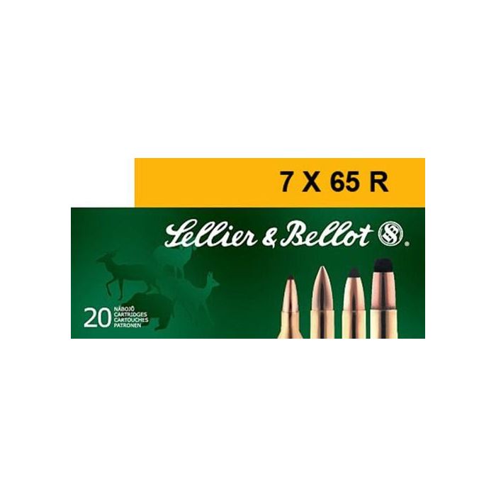 Sellier & Bellot Rifle 7x65mmR 173 Grain Soft Point Cut-Through Edge