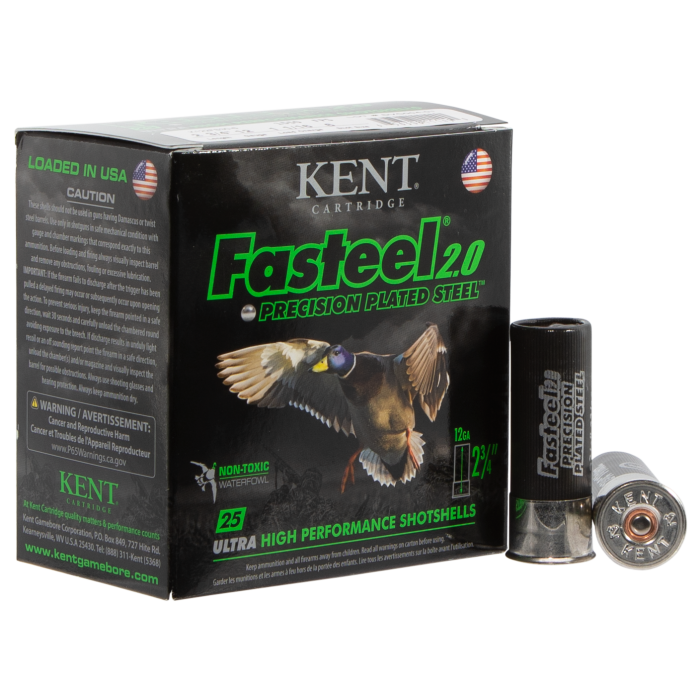Kent Cartridge Fasteel 2.0 12 Gauge 2.75 1 1/16 oz 6 Shot K122FS306 Kent Cartridge Fasteel 2.0 12 Gauge 2.75 1 1/16 oz 6 Shot K122FS306