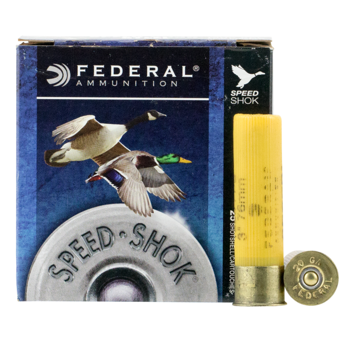 Federal Speed-shok 20 Gauge 3 7/8 oz 1 Shot WF2091 Federal Speed-shok 20 Gauge 3 7/8 oz 1 Shot WF2091