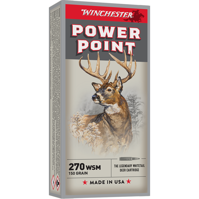 Winchester Power-point 270 WSM 150 Gr Power Point
