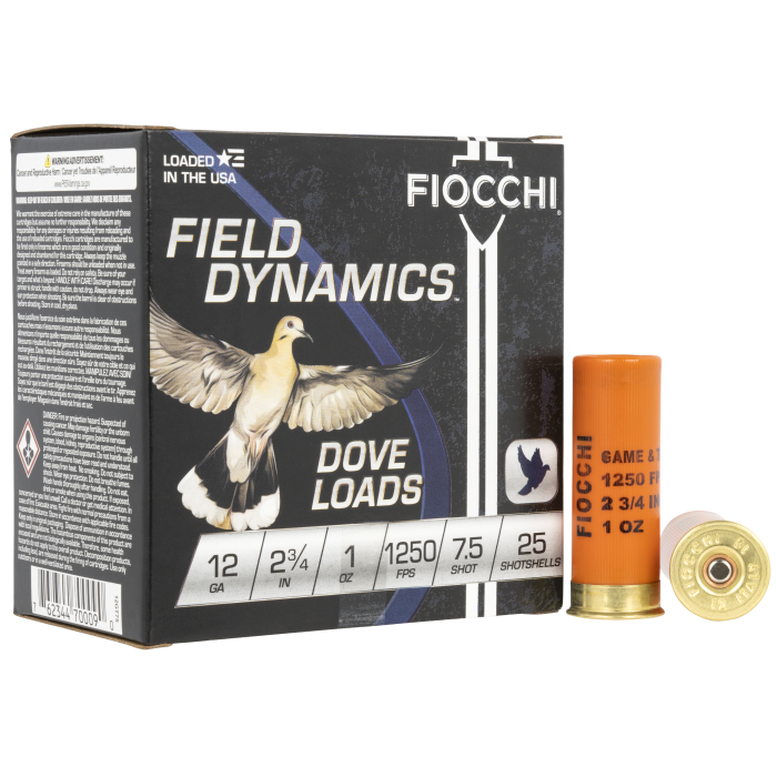 Fiocchi 12 Gauge 2.75 1 oz 7.5 Shot Fiocchi 12 Gauge 2.75 1 oz 7.5 Shot