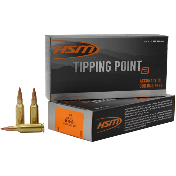 Hsm Tipping Point 6mm ARC 95 Gr Super Shock Tip
