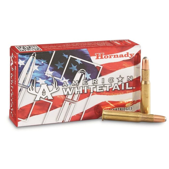 Hornady American Whitetail, 30-30 Winchester, Interlock, hornady ammo,, hunting ammo, 3030 ammo, Ammunition Depot
