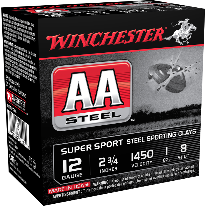 Winchester Aa 12 Gauge 2.75 1 oz 8 Shot AASCL12S8