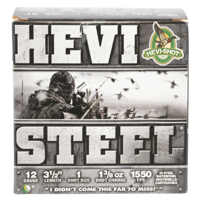 Hevishot Hevi-steel 12 Gauge 3.50 1 3/8 oz 1 Shot HS65001 Hevishot Hevi-steel 12 Gauge 3.50 1 3/8 oz 1 Shot HS65001