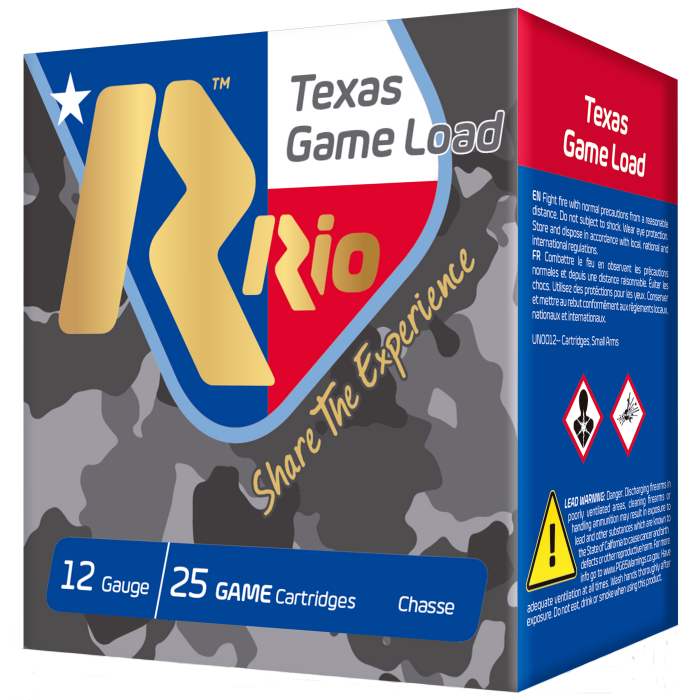 Rio 12 Gauge 2.75 1-1/4 oz 8 Shot Rio 12 Gauge 2.75 1-1/4 oz 8 Shot