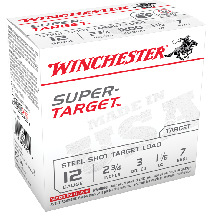 Winchester Super-target 12 Gauge 2.75 1 1/8 oz 7 Shot TRGT12S7