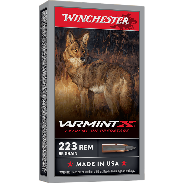 Winchester Varmint X 22-250 Rem 55 Gr Extreme Point 20 Rounds