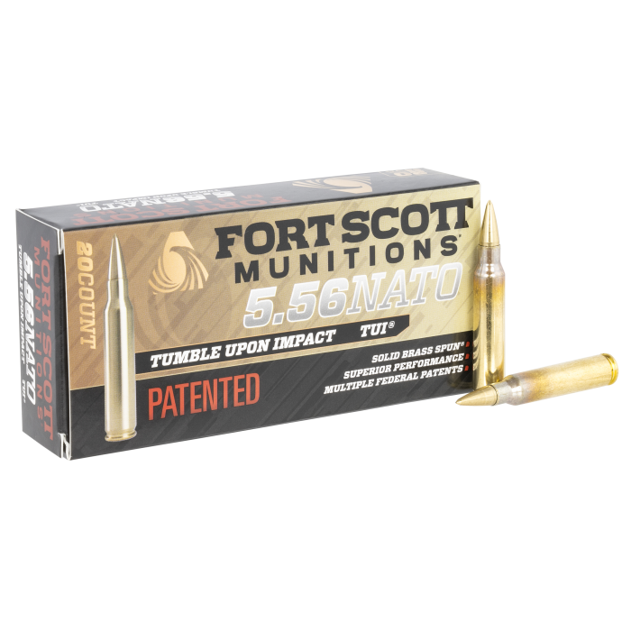Fort Scott TUI 5.56x45mm NATO 62 Gr SCS 20 Rounds Fort Scott TUI 5.56x45mm NATO 62 Gr SCS 20 Rounds