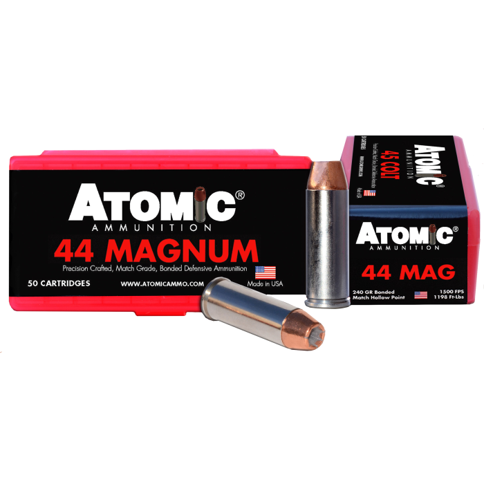 Atomic Pistol 44 Mag 240 Grain Bonded Match Hollow Point 00440