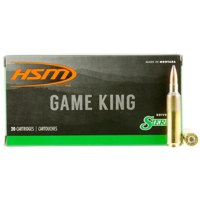 Hsm Game King 6.5x284 Norma 140 Gr Sierra GameKing Spitzer Boat Tail