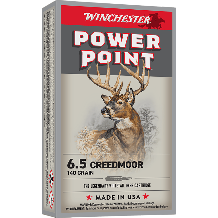 Winchester Power-point 6.5 Creedmoor 140 Gr HP