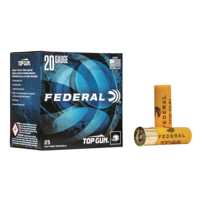 Federal Top Gun 20 Gauge 2.75 7/8 oz 9 Shot TG209 Federal Top Gun 20 Gauge 2.75 7/8 oz 9 Shot TG209